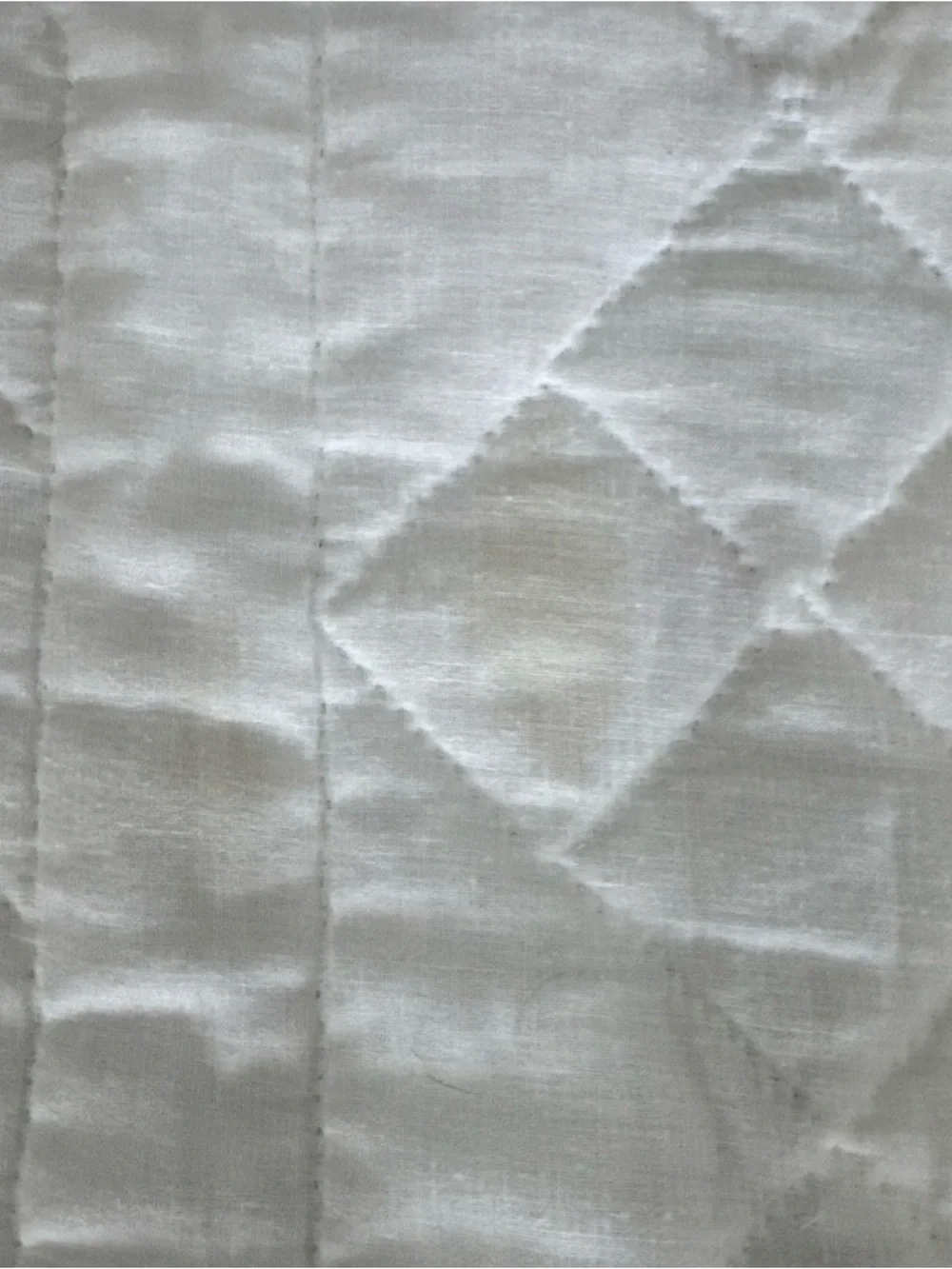 Large Handmade Star Quilt 105 x 90 Oversized Queen King Size Quilted Bedspread
